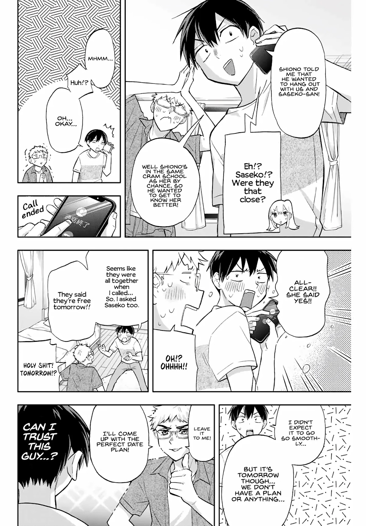 Hanazono Twins Chapter 38 page 8 - Chapter 38: Dissonance from Double Date?