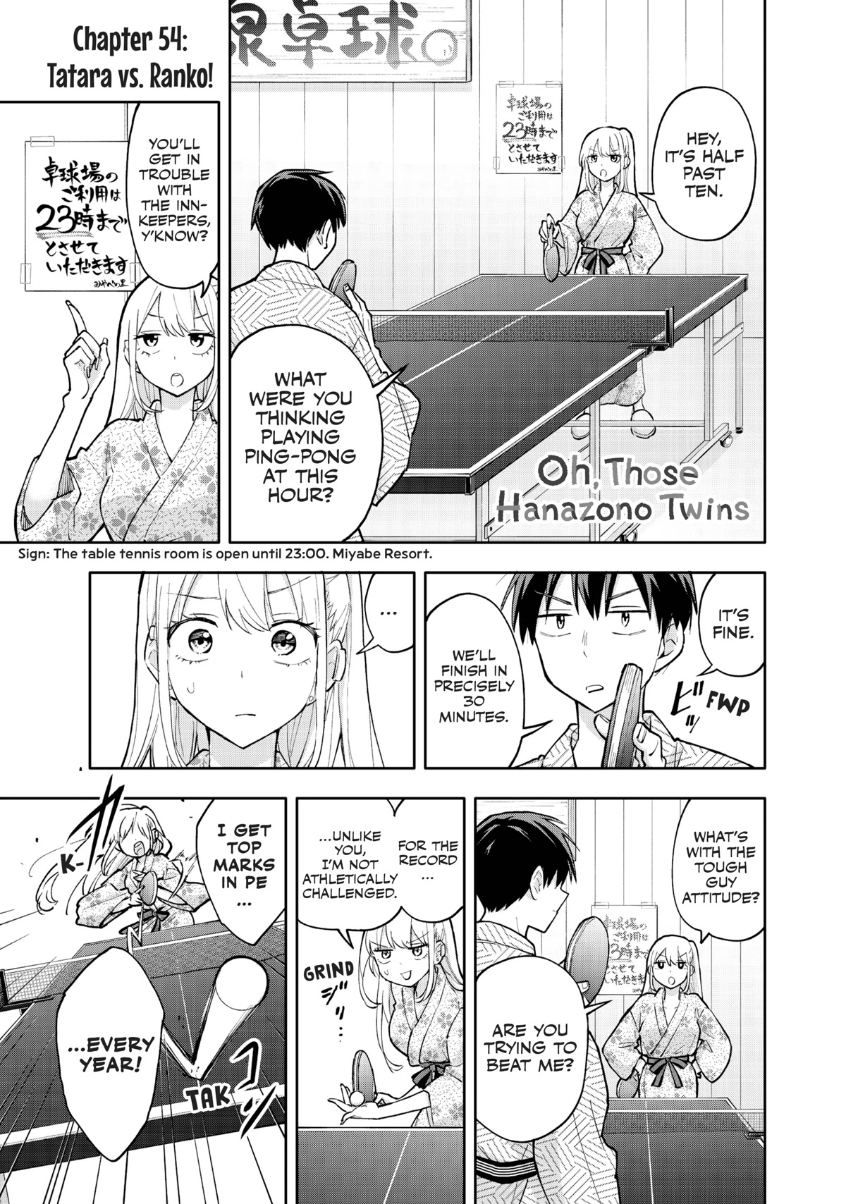 Hanazono Twins Chapter 54 page 1 - Chapter 54