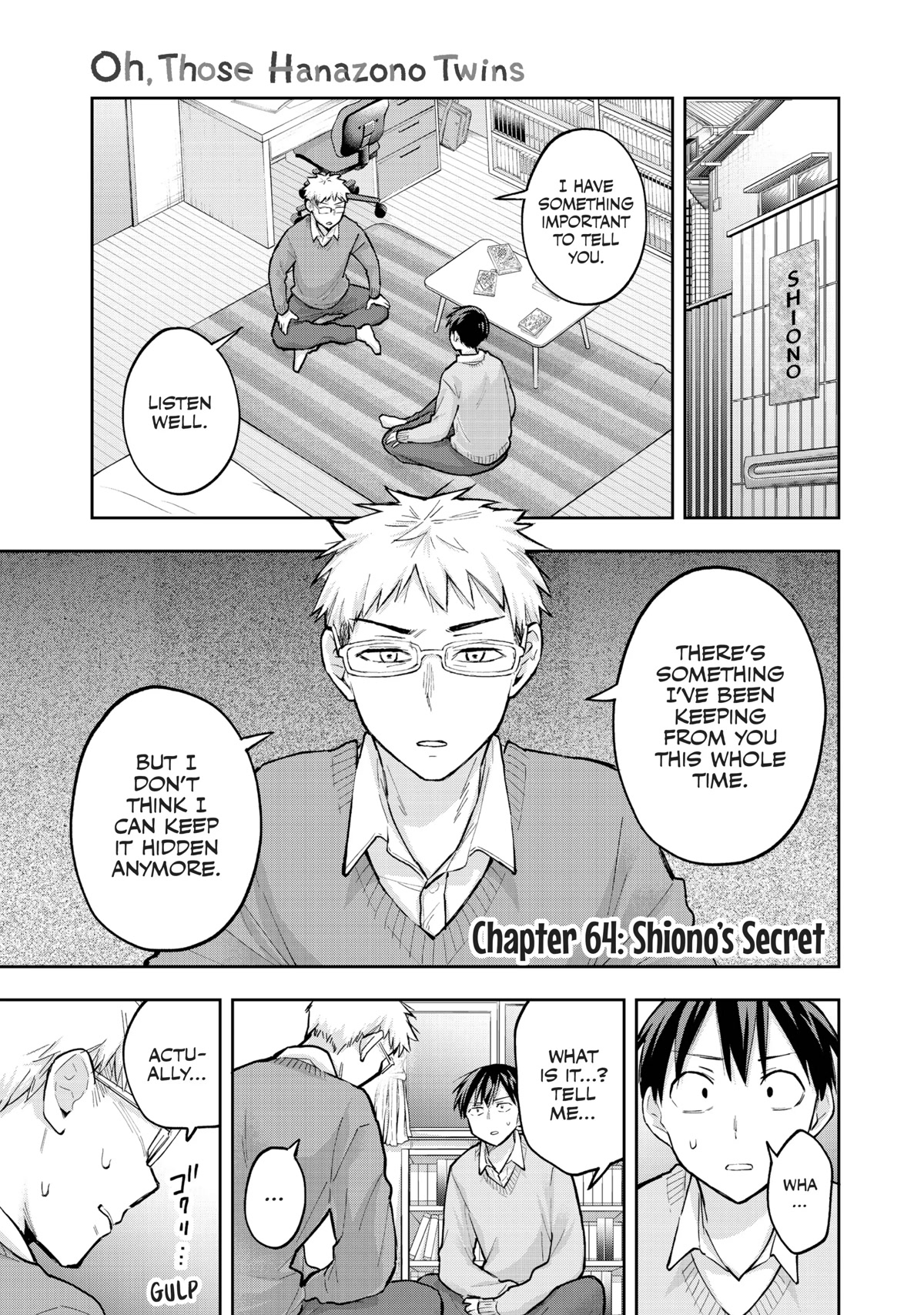 Hanazono Twins Chapter 64 page 1 - Chapter 64