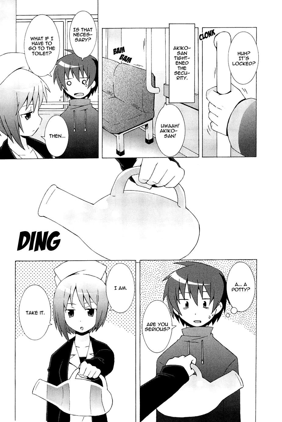 Hanbun no Tsuki ga Noboru Sora Chapter 1.2 page 17 - Chapter 1 v2