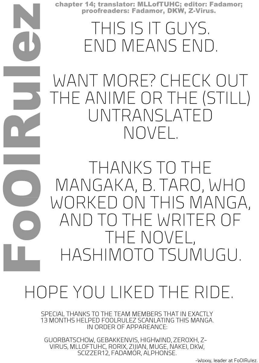 Hanbun no Tsuki ga Noboru Sora Chapter 14.2 page 15 - Chapter 14 v2 : [End]