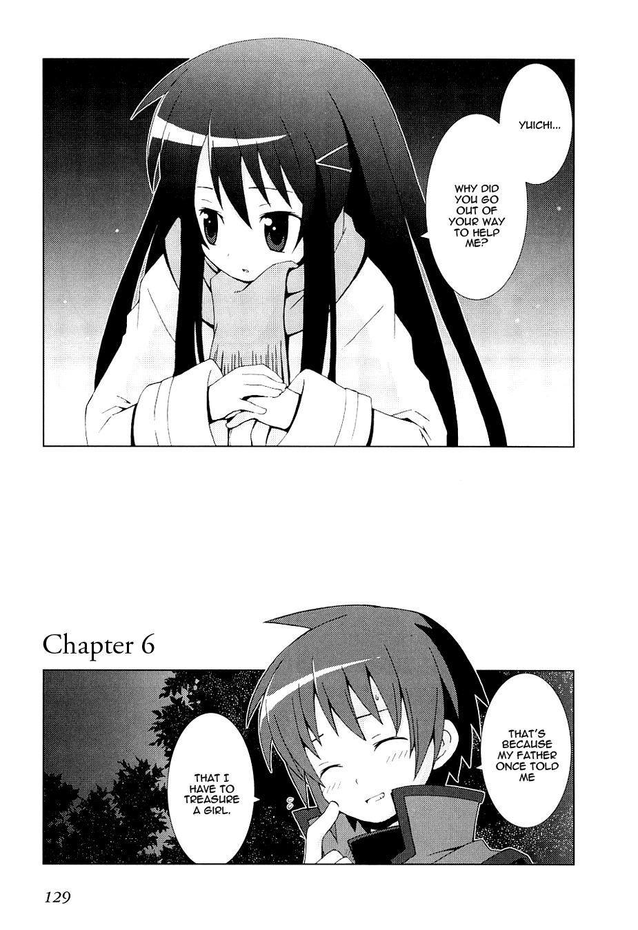 Hanbun no Tsuki ga Noboru Sora Chapter 6.2 page 1 - Chapter 6 v2