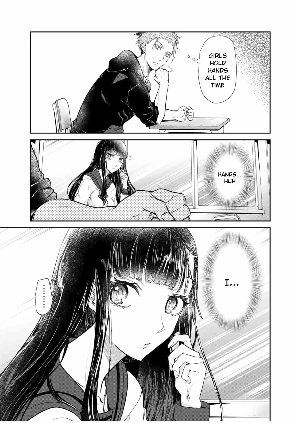 Hand Friend Chapter 2 page 13 - Chapter 2: Let's Hold Hands in Secret