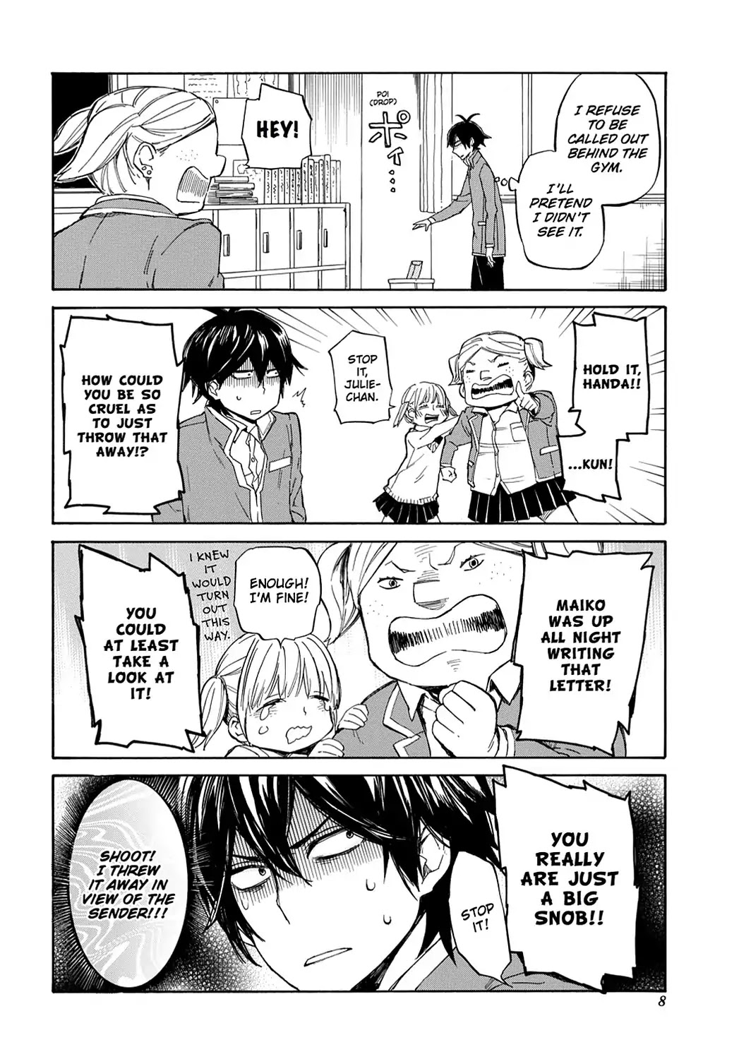 Handa-kun Chapter 1 page 10 - Chapter 1: Handa-kun & Girls' Friendship