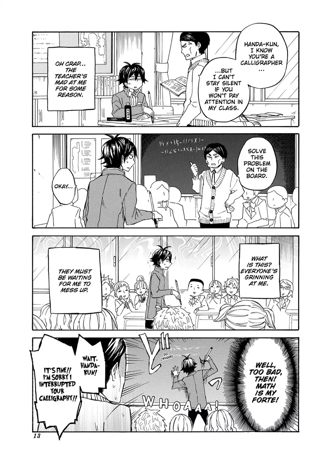 Handa-kun Chapter 1 page 15 - Chapter 1: Handa-kun & Girls' Friendship