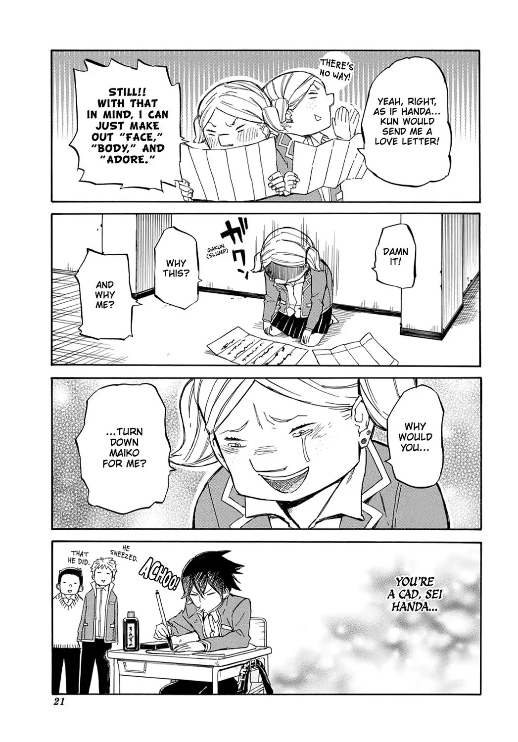 Handa-kun Chapter 1 page 23 - Chapter 1: Handa-kun & Girls' Friendship