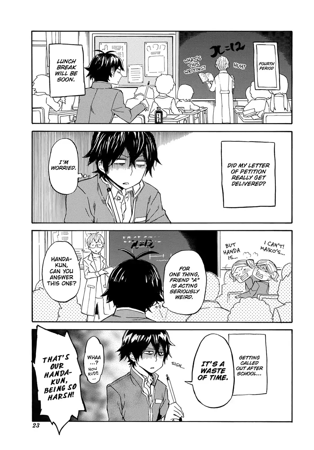 Handa-kun Chapter 1 page 25 - Chapter 1: Handa-kun & Girls' Friendship