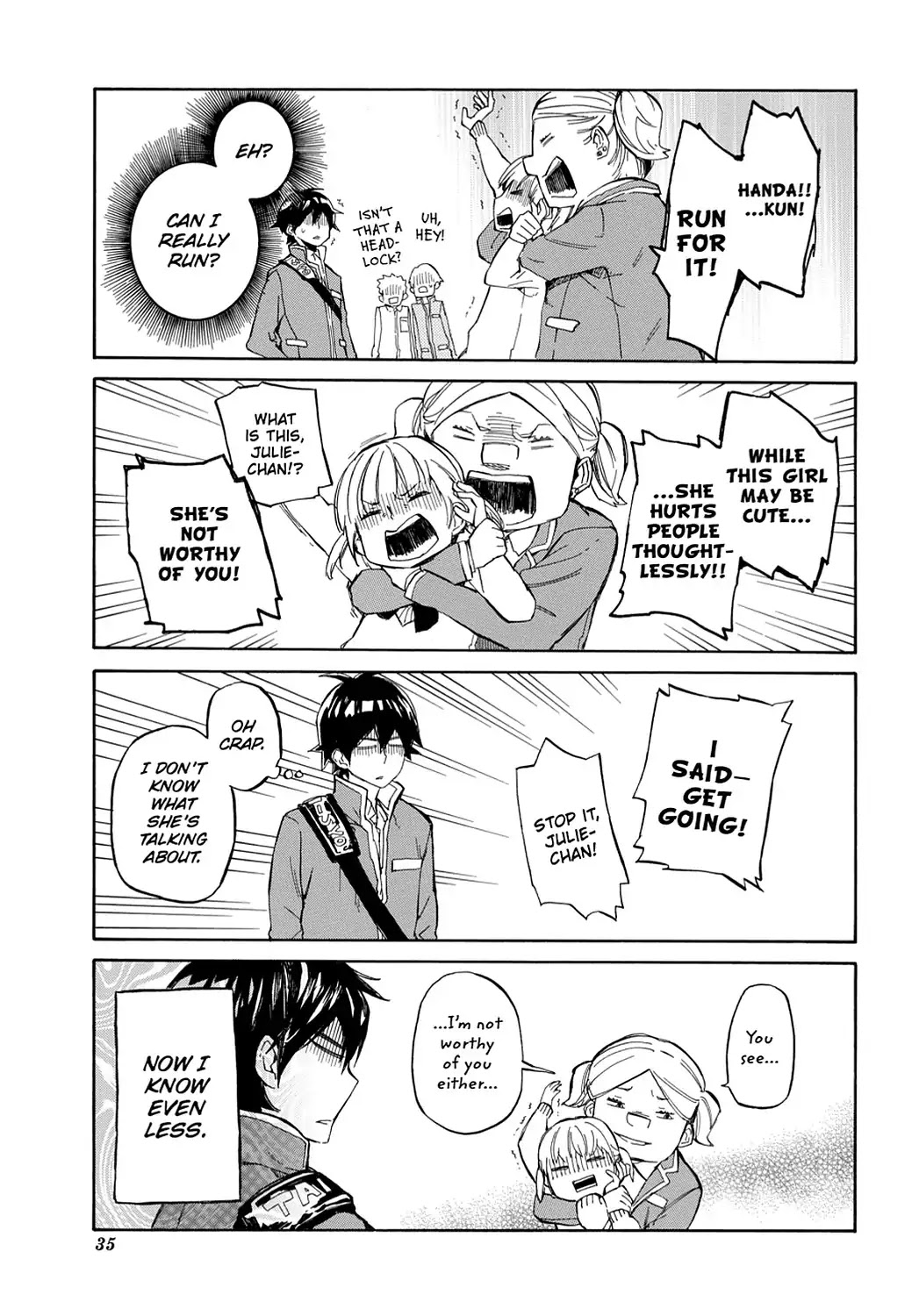 Handa-kun Chapter 1 page 37 - Chapter 1: Handa-kun & Girls' Friendship