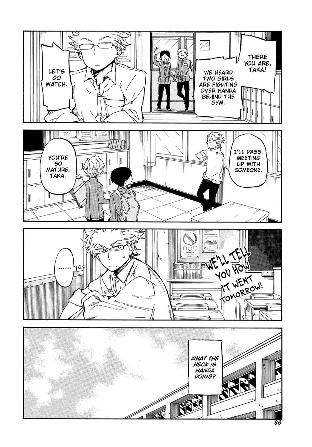 Handa-kun Chapter 1 page 38 - Chapter 1: Handa-kun & Girls' Friendship