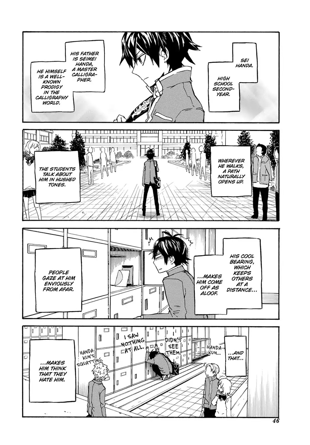 Handa-kun Chapter 1 page 48 - Chapter 1: Handa-kun & Girls' Friendship
