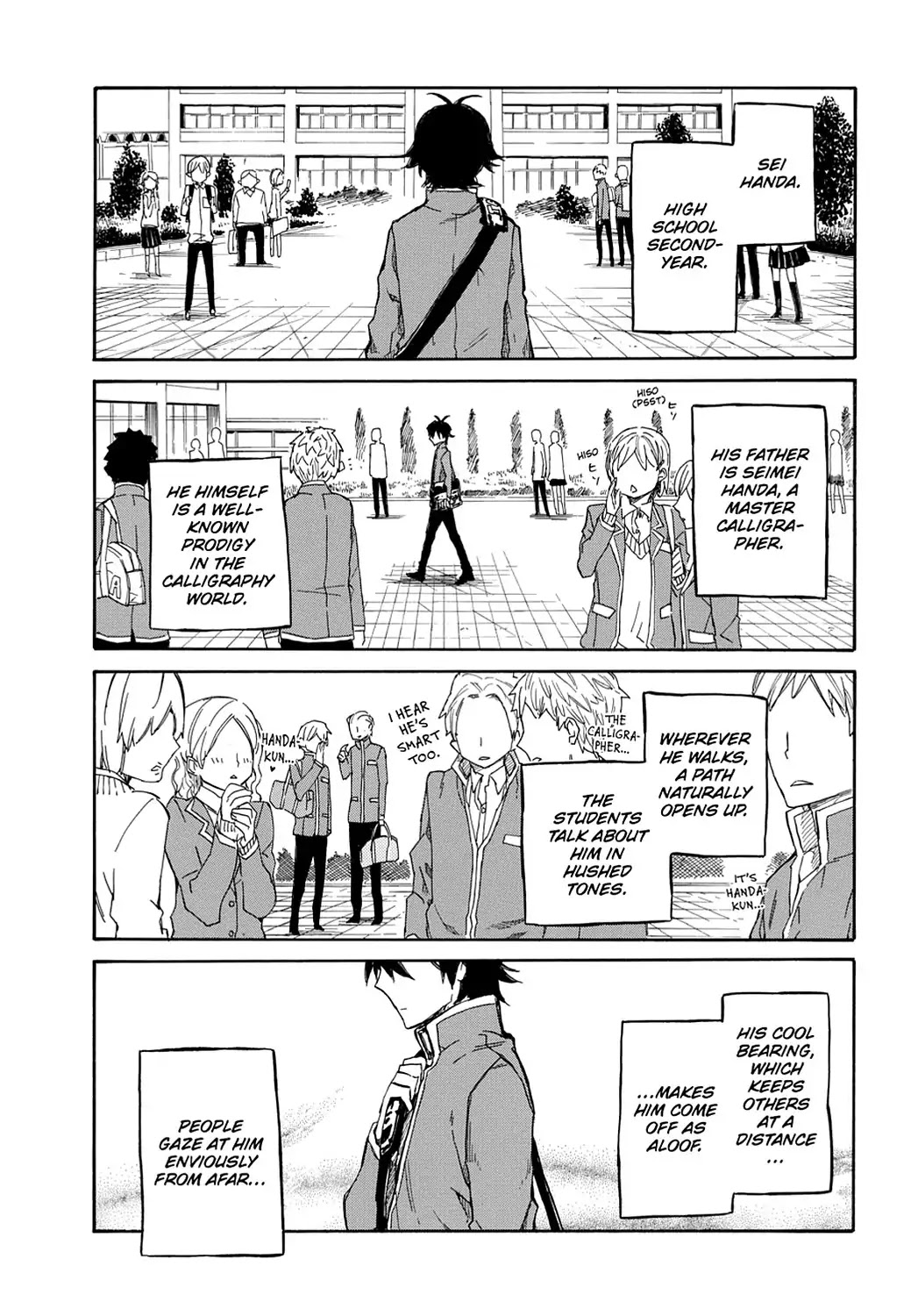 Handa-kun Chapter 1 page 5 - Chapter 1: Handa-kun & Girls' Friendship