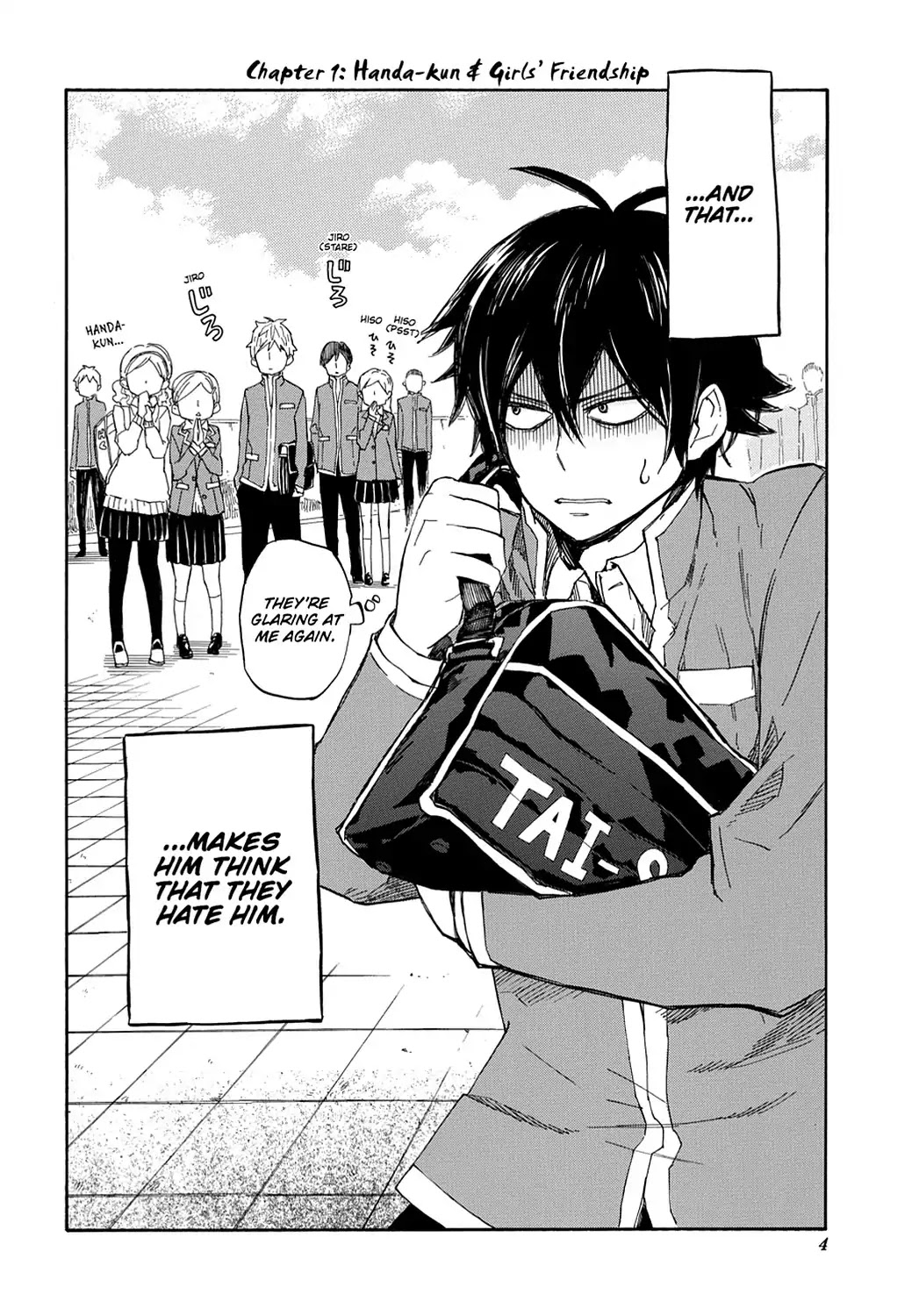 Handa-kun Chapter 1 page 6 - Chapter 1: Handa-kun & Girls' Friendship