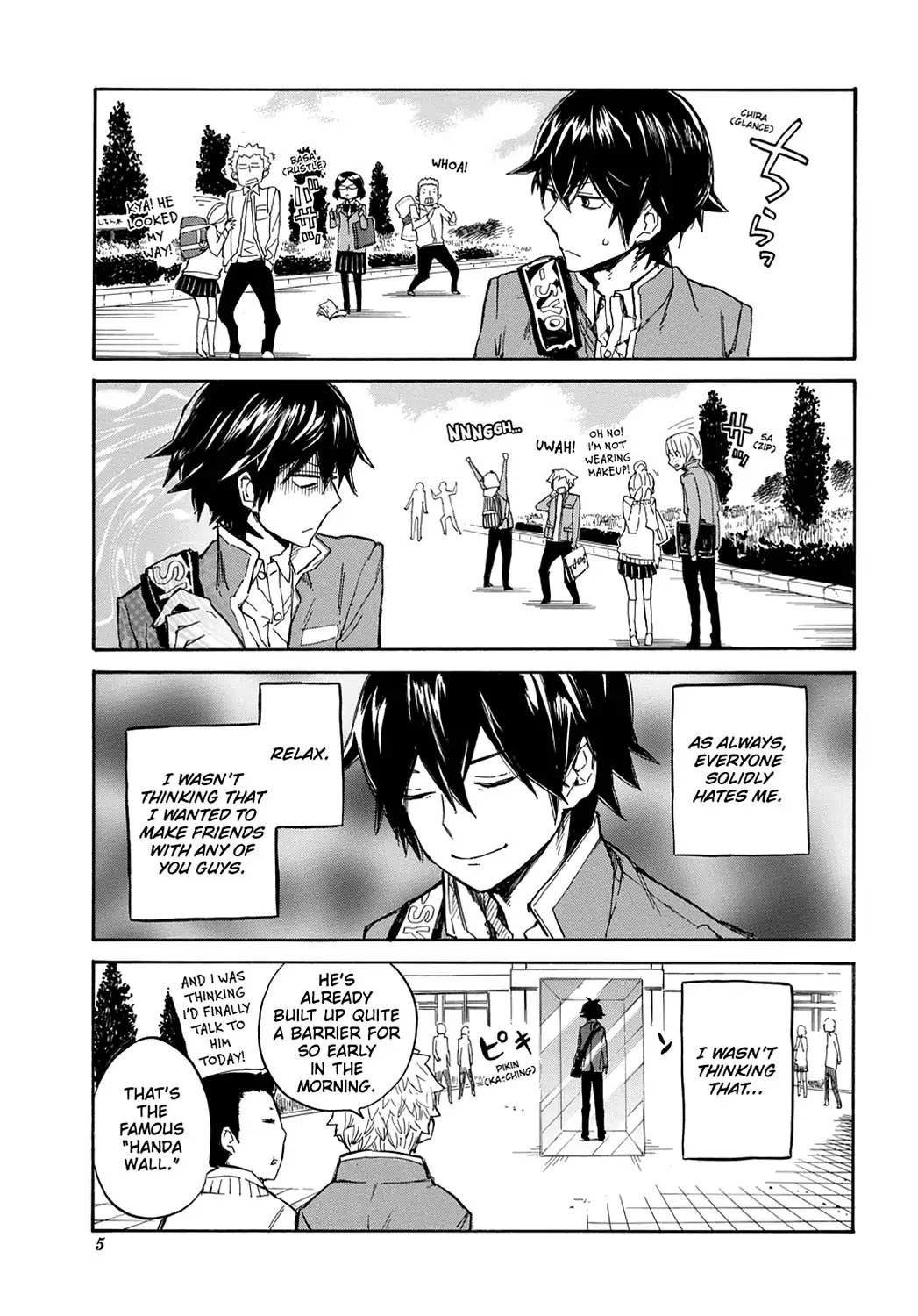 Handa-kun Chapter 1 page 7 - Chapter 1: Handa-kun & Girls' Friendship