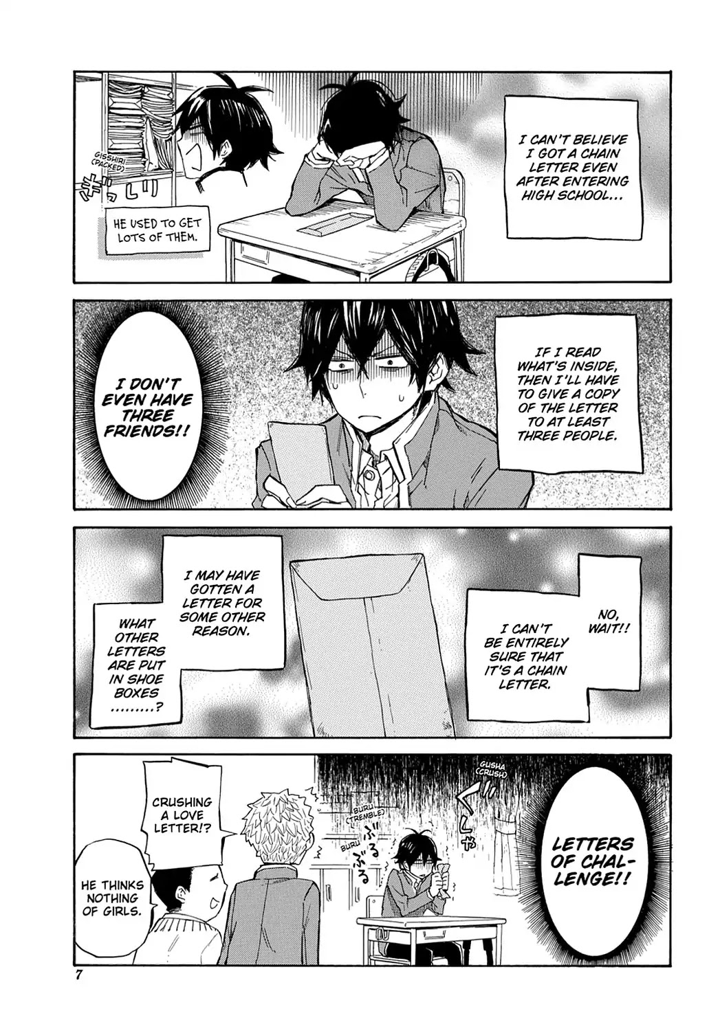 Handa-kun Chapter 1 page 9 - Chapter 1: Handa-kun & Girls' Friendship