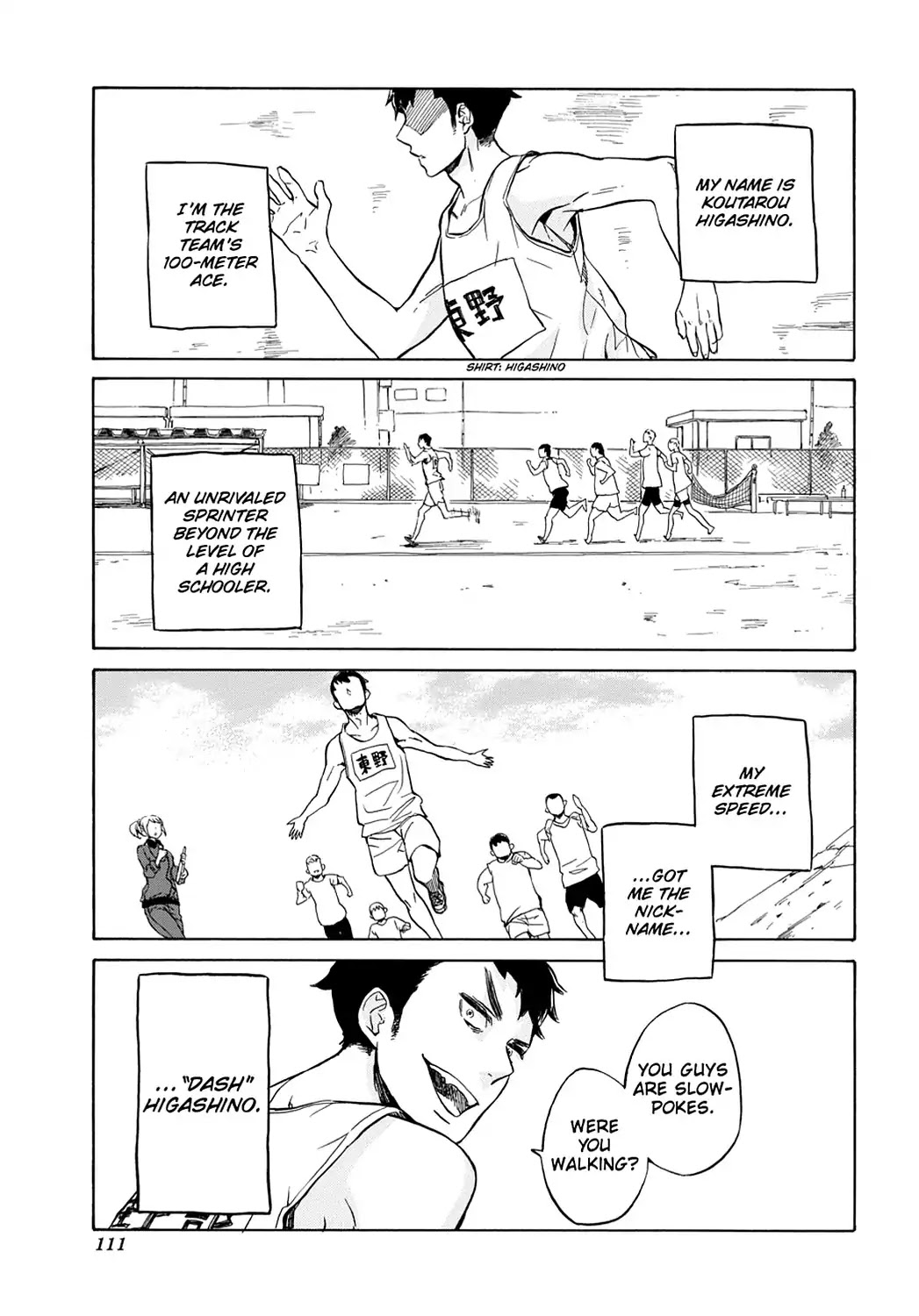 Handa-kun Chapter 10 page 1 - Chapter 10: Handa-kun & Dash Higashino