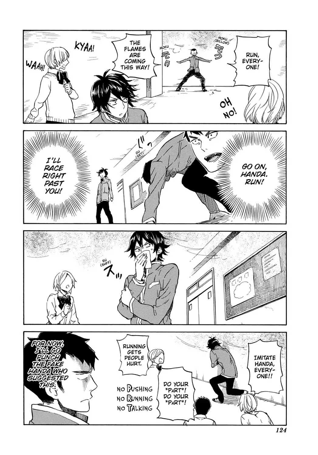 Handa-kun Chapter 10 page 14 - Chapter 10: Handa-kun & Dash Higashino