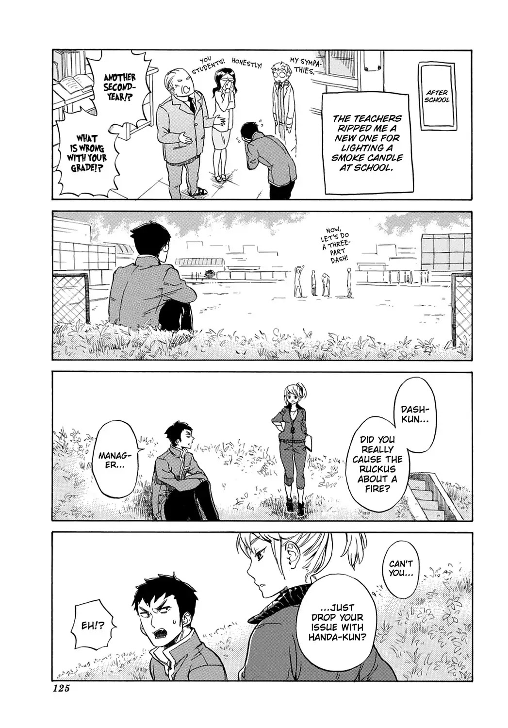 Handa-kun Chapter 10 page 15 - Chapter 10: Handa-kun & Dash Higashino