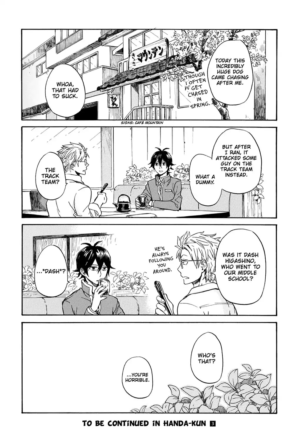 Handa-kun Chapter 10 page 28 - Chapter 10: Handa-kun & Dash Higashino