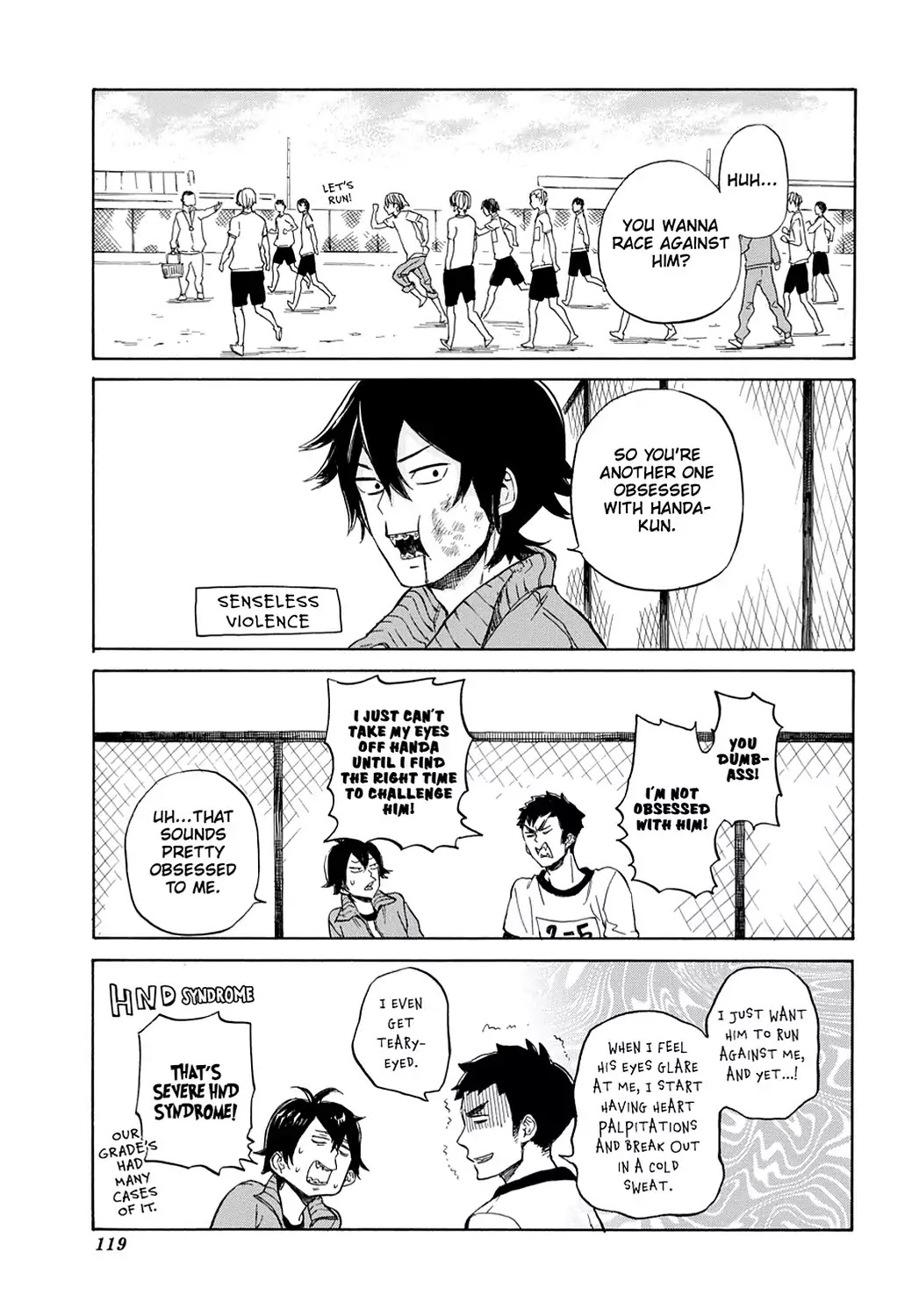 Handa-kun Chapter 10 page 9 - Chapter 10: Handa-kun & Dash Higashino
