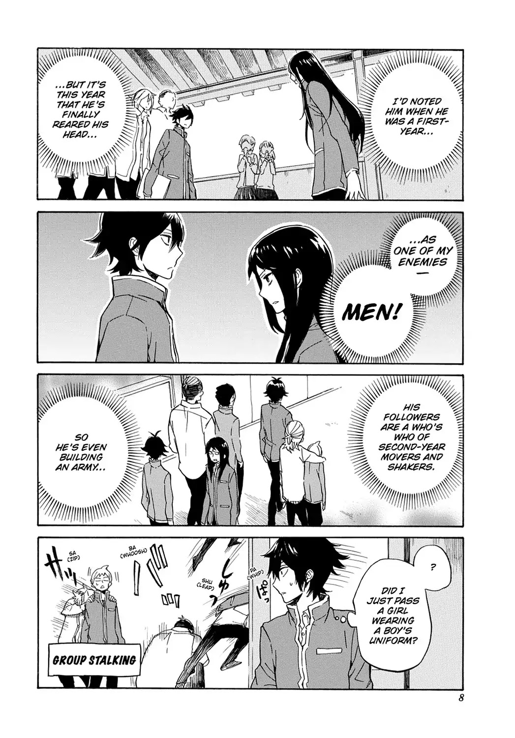 Handa-kun Chapter 11 page 10 - Chapter 11: Handa-kun & the Student Council