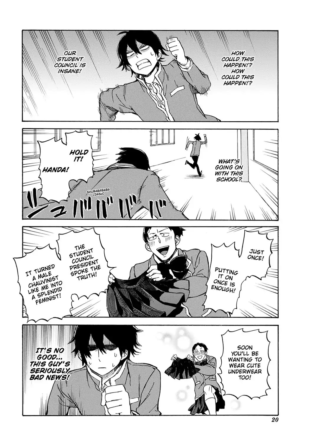 Handa-kun Chapter 11 page 22 - Chapter 11: Handa-kun & the Student Council