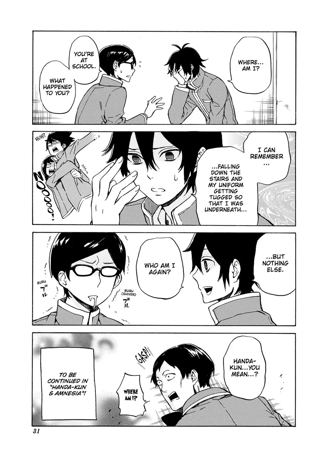 Handa-kun Chapter 11 page 33 - Chapter 11: Handa-kun & the Student Council