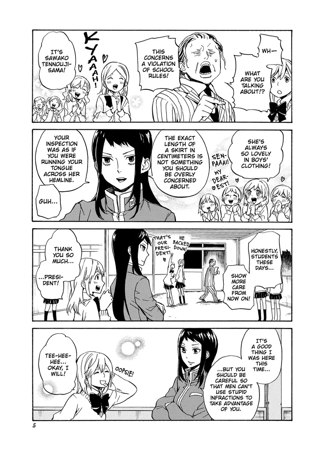 Handa-kun Chapter 11 page 7 - Chapter 11: Handa-kun & the Student Council