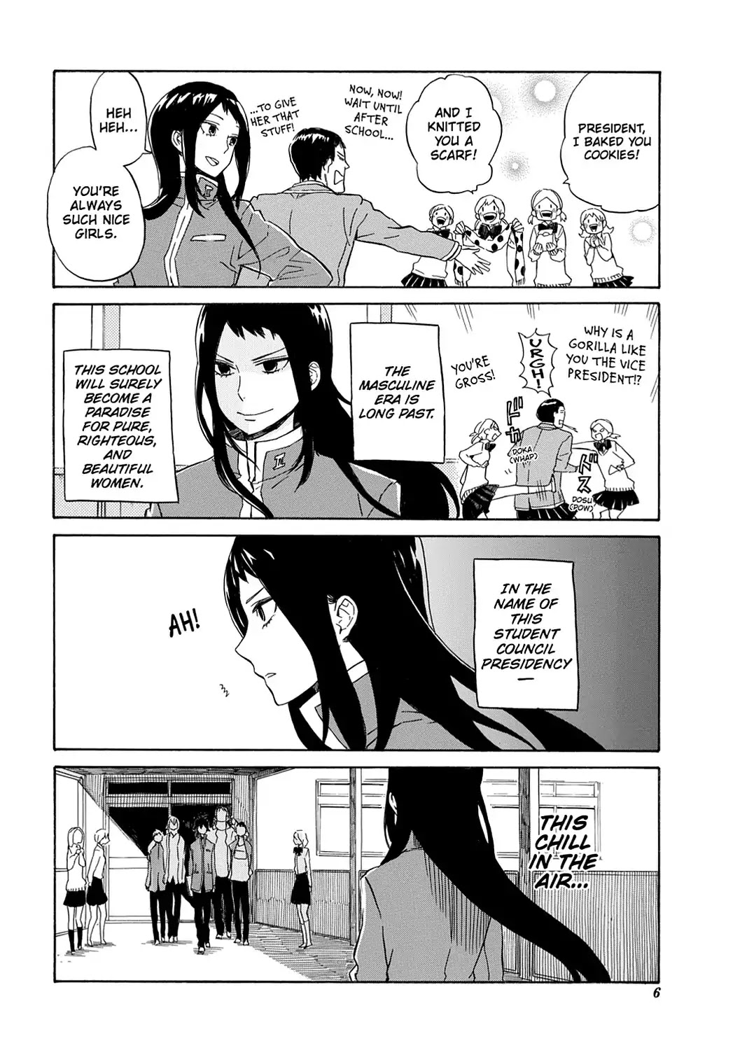 Handa-kun Chapter 11 page 8 - Chapter 11: Handa-kun & the Student Council