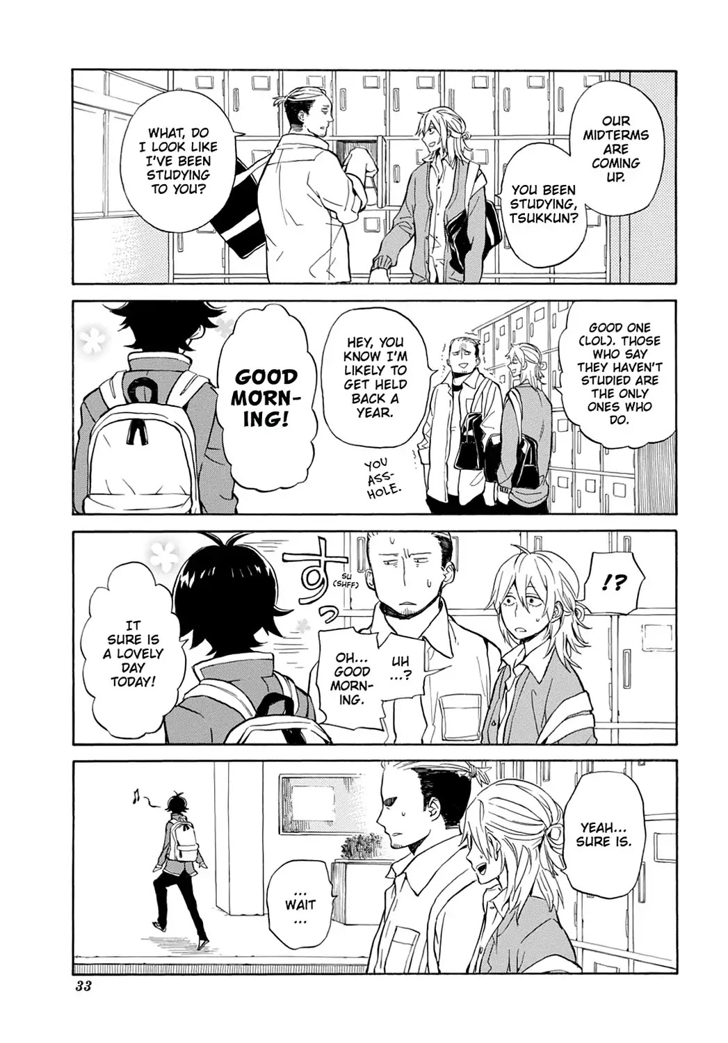 Handa-kun Chapter 12 page 1 - Chapter 12: Handa-kun & Amnesia