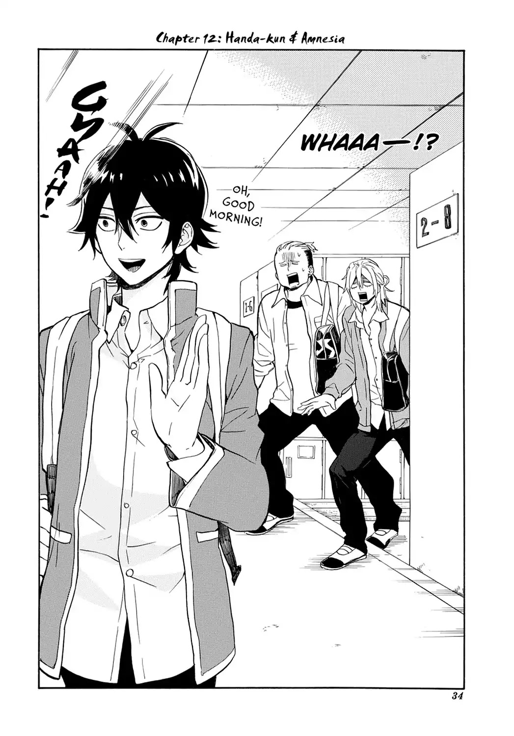 Handa-kun Chapter 12 page 2 - Chapter 12: Handa-kun & Amnesia