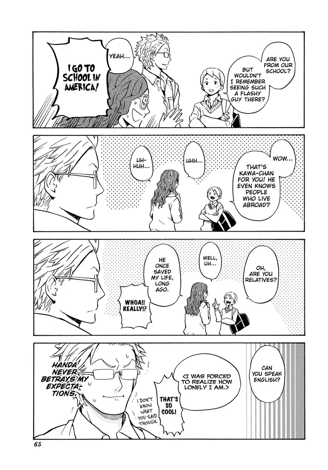 Handa-kun Chapter 13 page 7 - Chapter 13: Handa-kun & His Friend's Friend