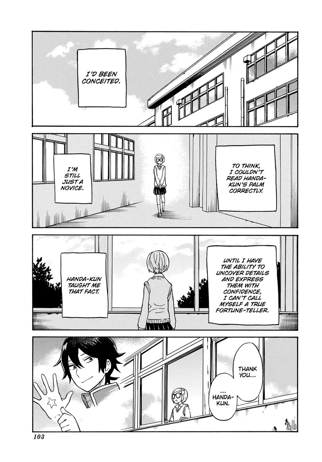 Handa-kun Chapter 14 page 13 - Chapter 14: Handa-kun & Palm Reading