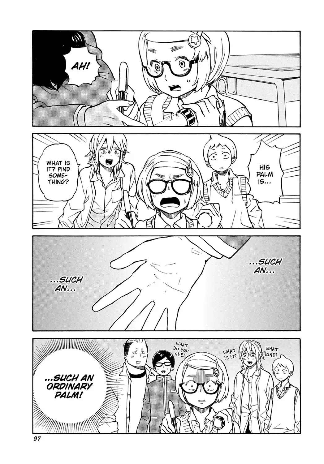 Handa-kun Chapter 14 page 7 - Chapter 14: Handa-kun & Palm Reading