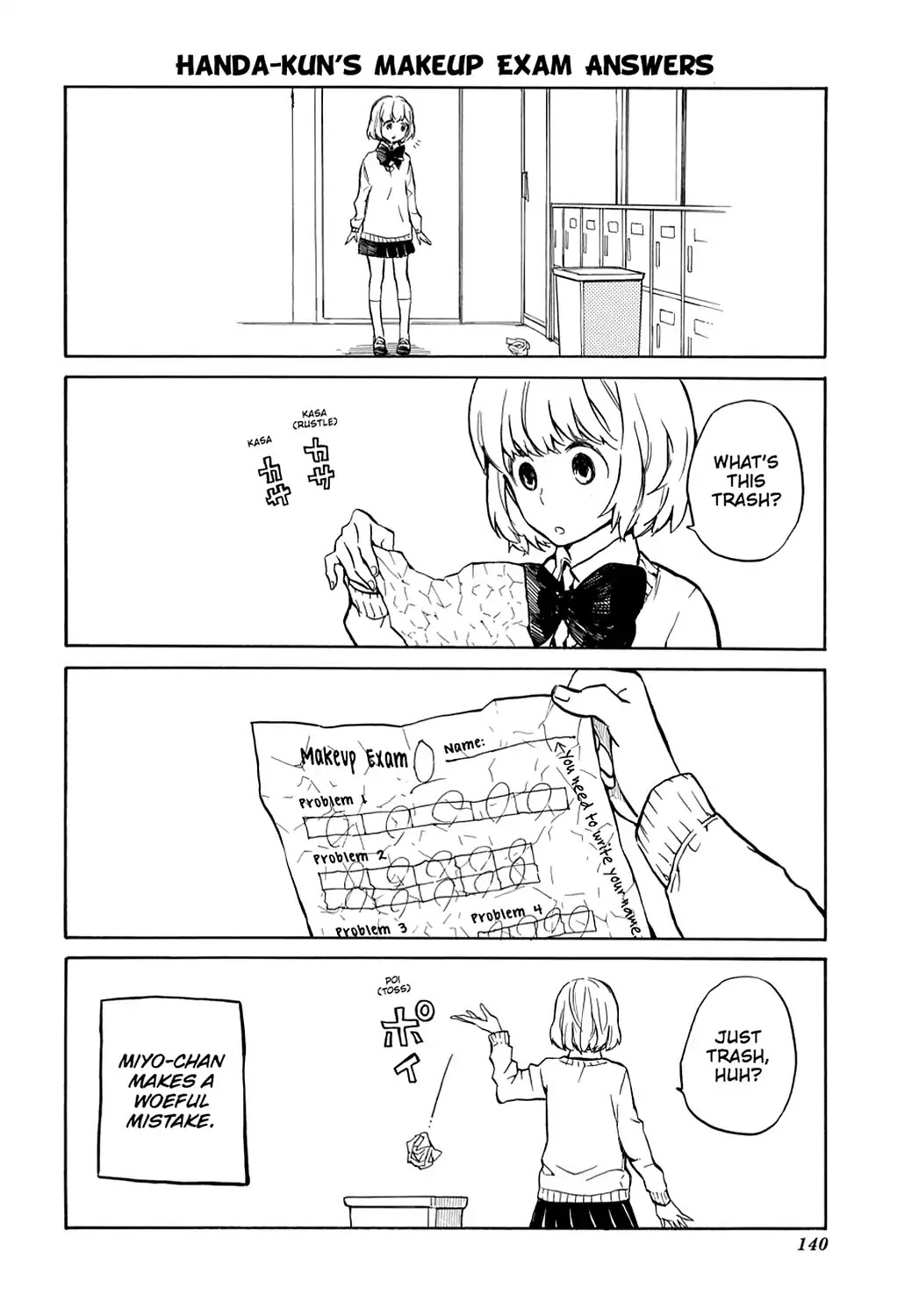 Handa-kun Chapter 15.5 page 8 - Vol.3 Bonus