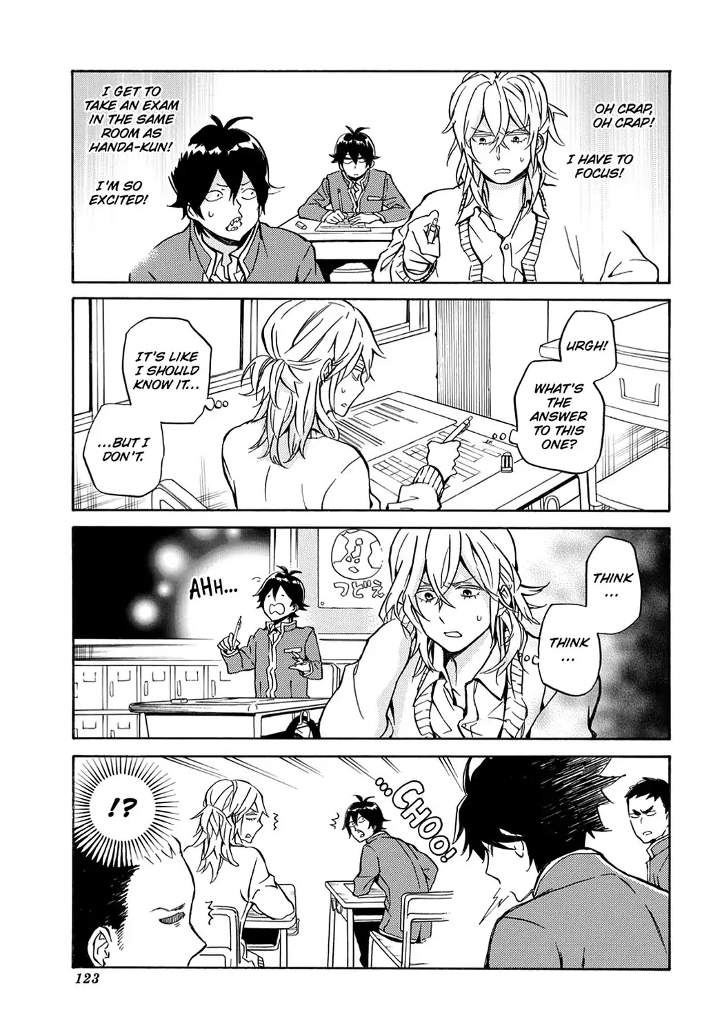 Handa-kun Chapter 15 page 17 - Chapter 15: Handa-kun & the Makeup Exam