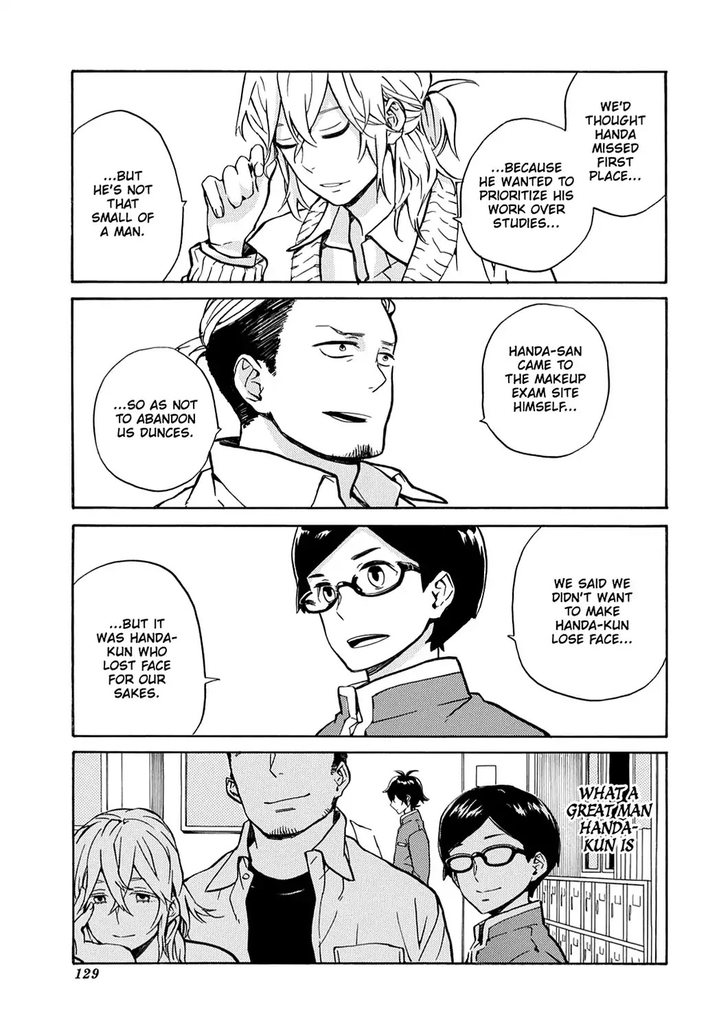 Handa-kun Chapter 15 page 23 - Chapter 15: Handa-kun & the Makeup Exam