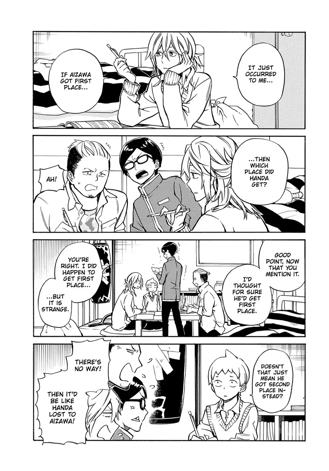 Handa-kun Chapter 15 page 5 - Chapter 15: Handa-kun & the Makeup Exam