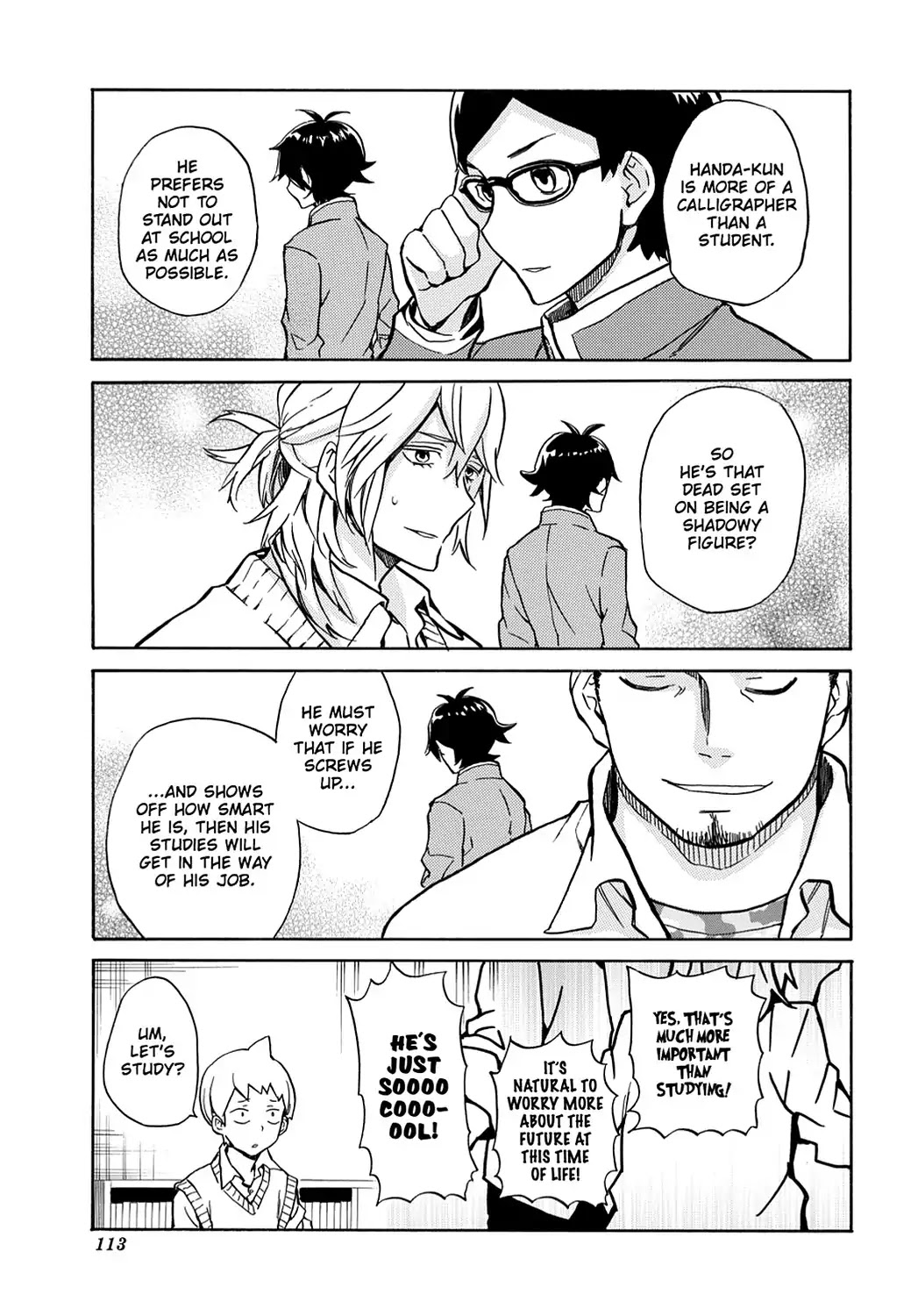 Handa-kun Chapter 15 page 7 - Chapter 15: Handa-kun & the Makeup Exam