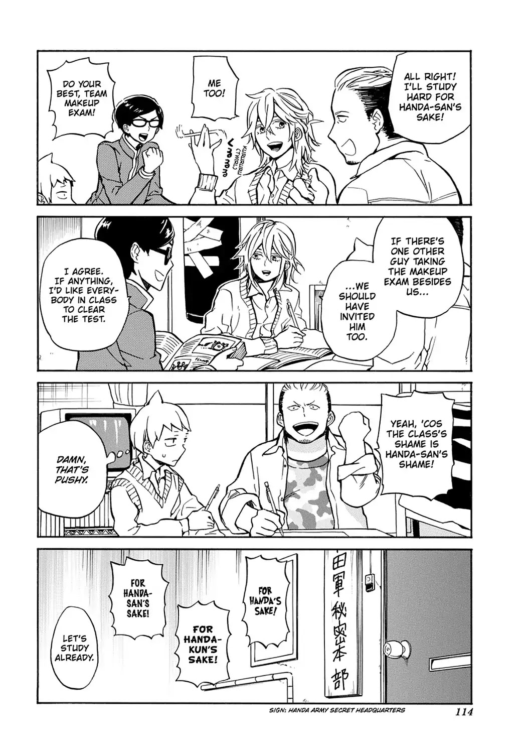 Handa-kun Chapter 15 page 8 - Chapter 15: Handa-kun & the Makeup Exam