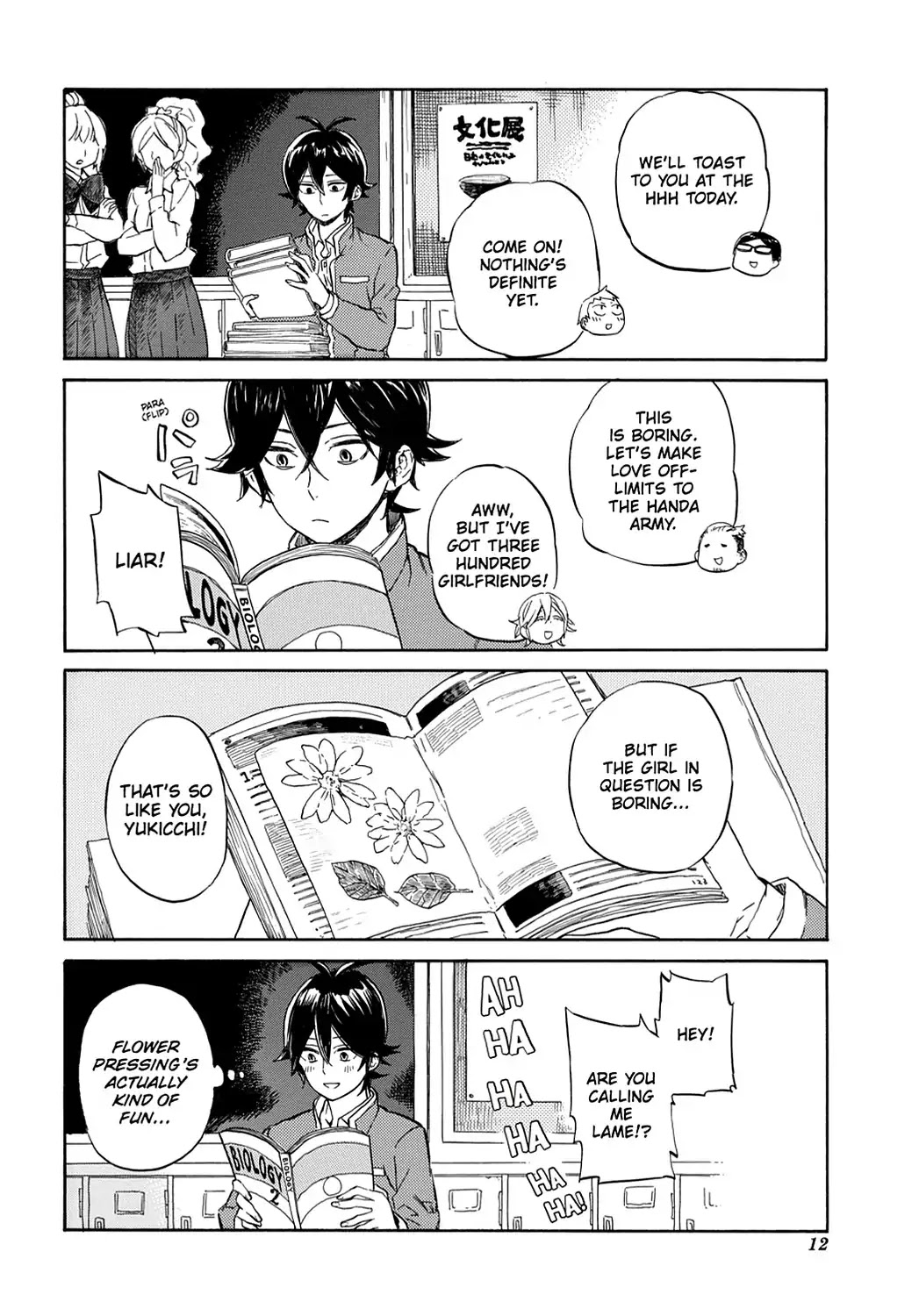 Handa-kun Chapter 16 page 14 - Chapter 16: Handa-kun & the Mundane