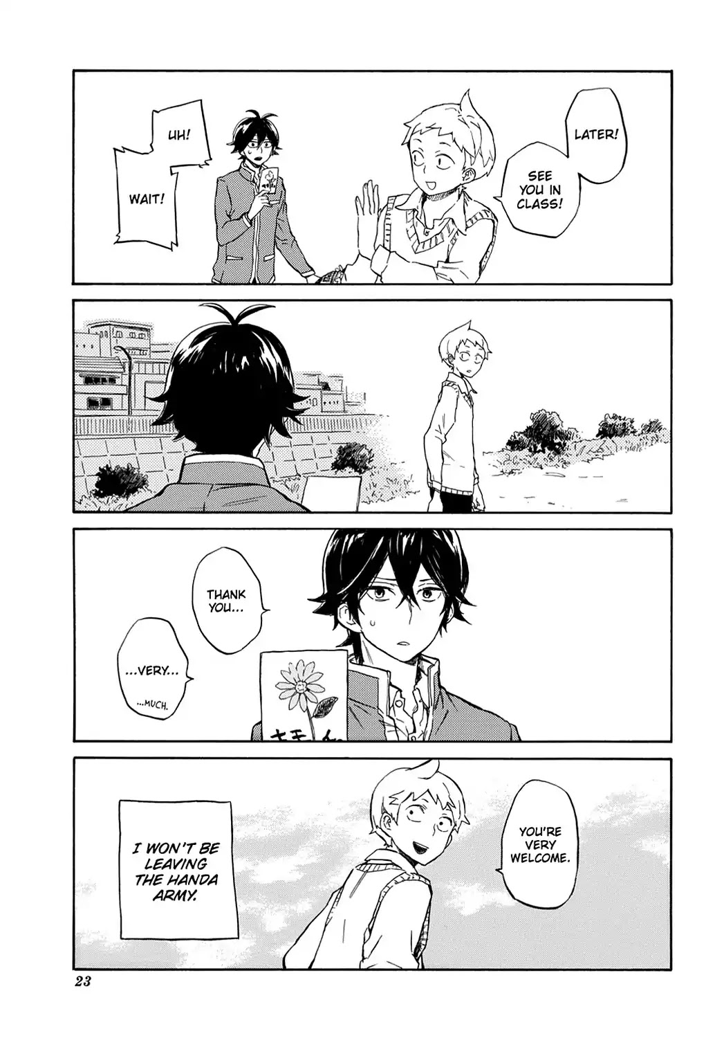 Handa-kun Chapter 16 page 25 - Chapter 16: Handa-kun & the Mundane