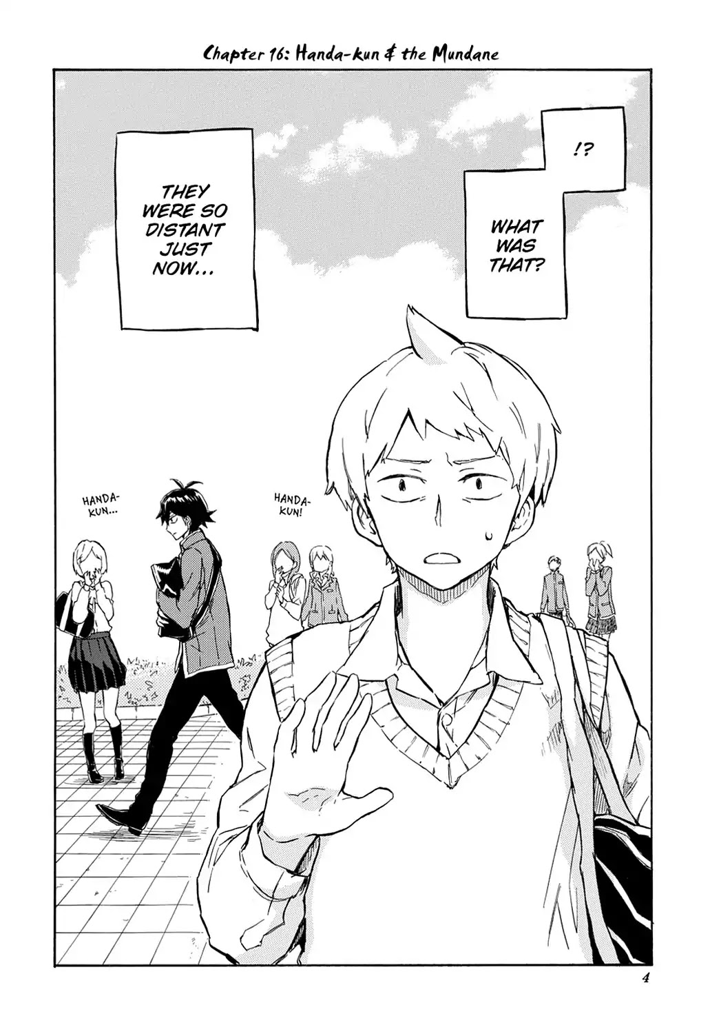 Handa-kun Chapter 16 page 6 - Chapter 16: Handa-kun & the Mundane