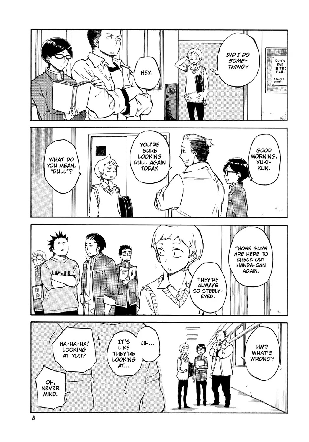 Handa-kun Chapter 16 page 7 - Chapter 16: Handa-kun & the Mundane