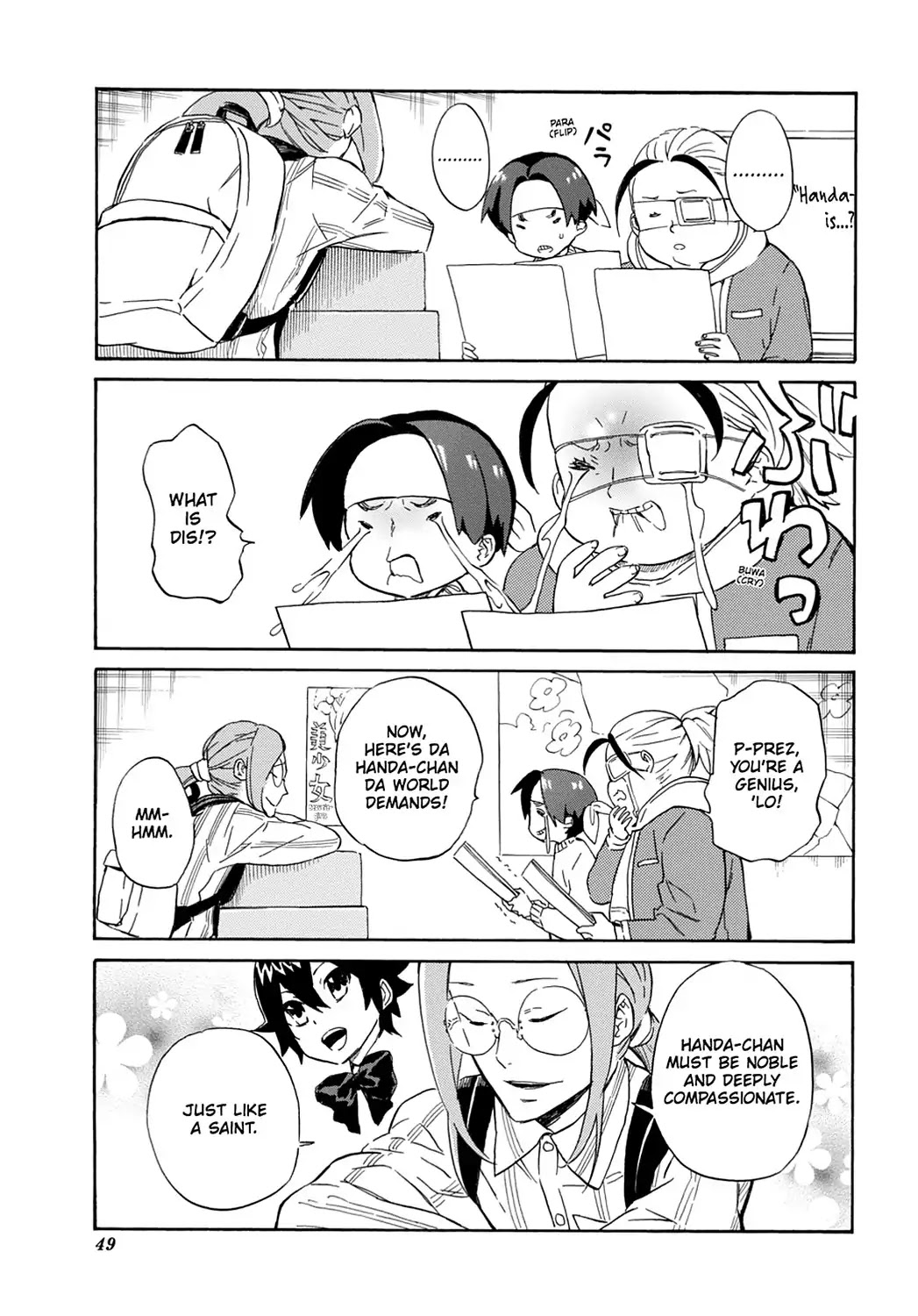 Handa-kun Chapter 17 page 23 - Chapter 17: Handa-kun & Beautie-Girls