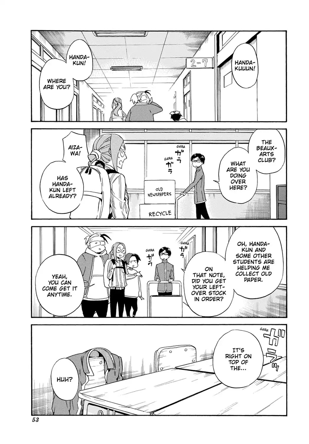 Handa-kun Chapter 17 page 27 - Chapter 17: Handa-kun & Beautie-Girls