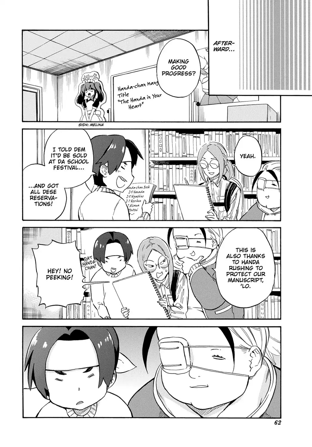 Handa-kun Chapter 17 page 36 - Chapter 17: Handa-kun & Beautie-Girls