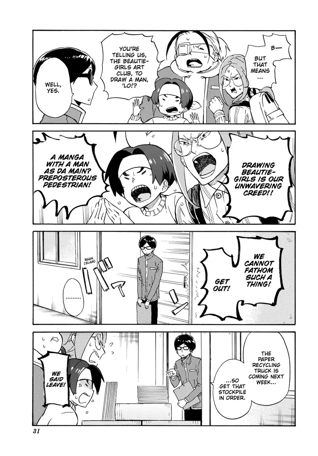 Handa-kun Chapter 17 page 5 - Chapter 17: Handa-kun & Beautie-Girls