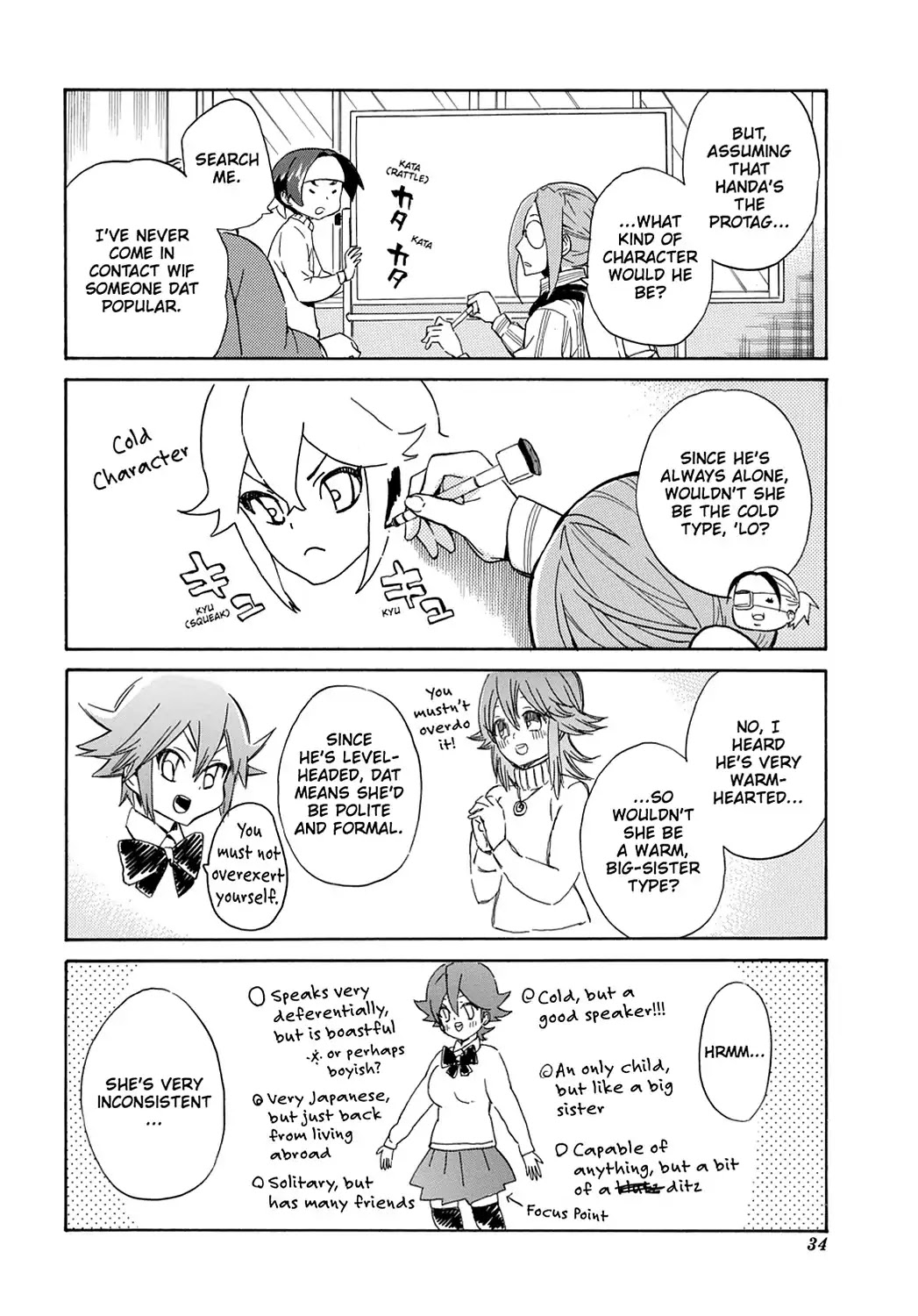 Handa-kun Chapter 17 page 8 - Chapter 17: Handa-kun & Beautie-Girls
