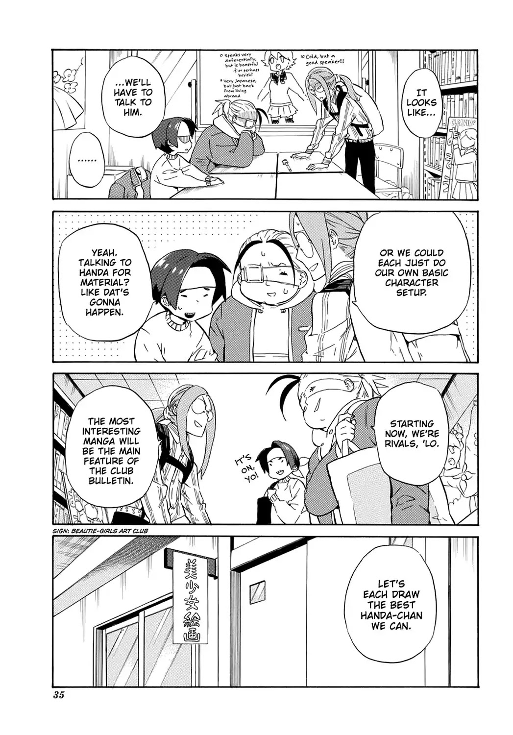 Handa-kun Chapter 17 page 9 - Chapter 17: Handa-kun & Beautie-Girls