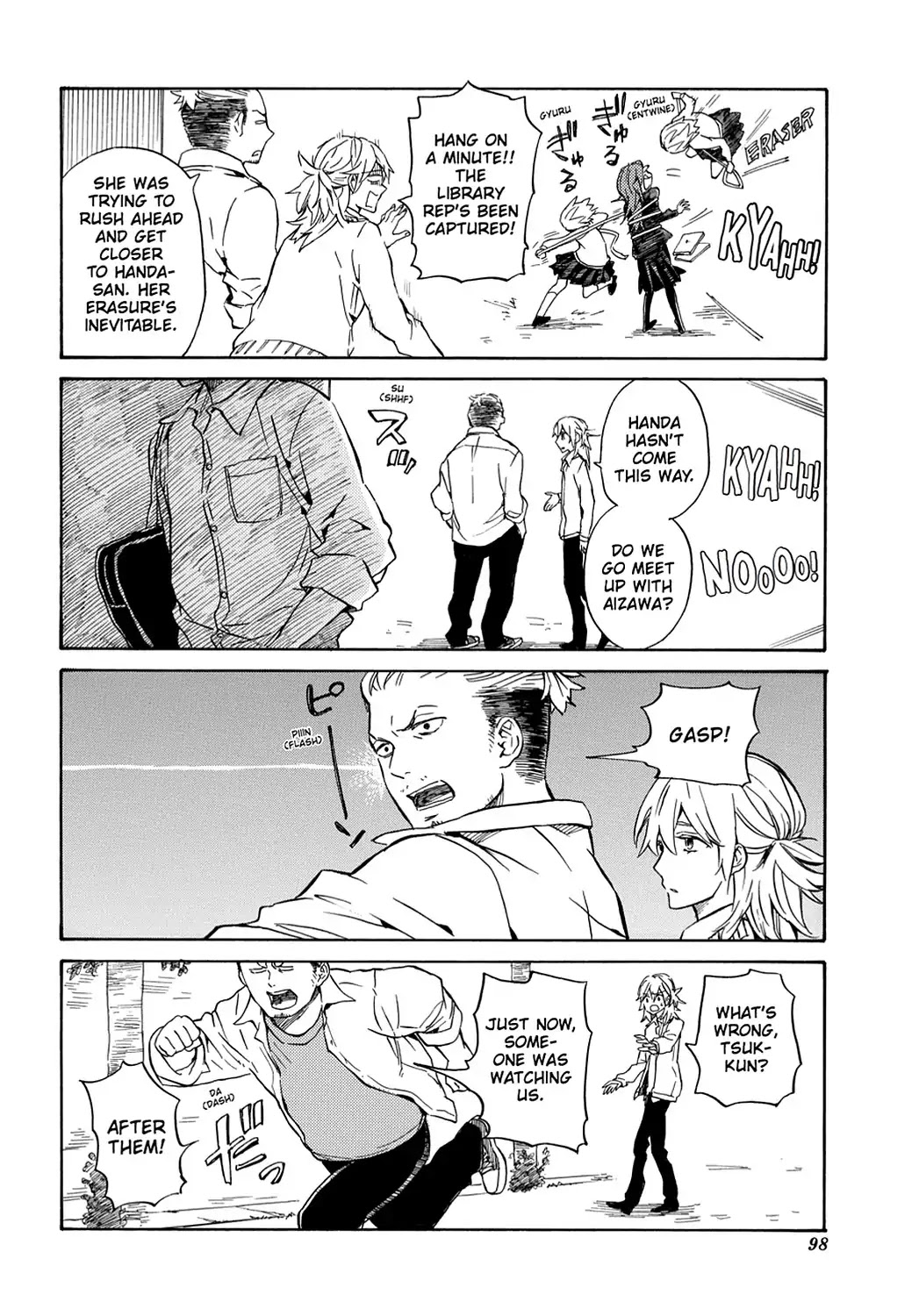 Handa-kun Chapter 19 page 10 - Chapter 19: Handa-kun & the Stalker